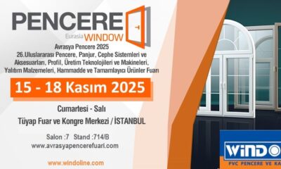 WİNDOLİNE 23.YILINDA.EURASIA WINDOW 2025 FUARI