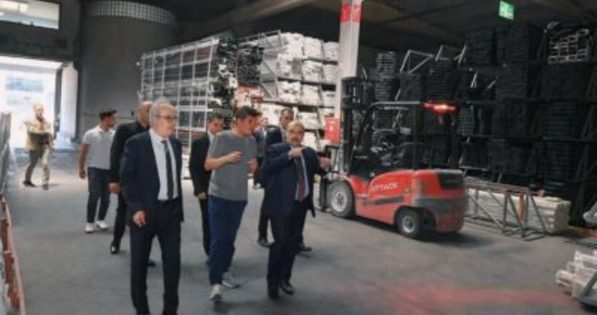 Balikesir valimiz ISMAIL USTAOGLU'nun fabrikamiza gereklestirdigi ziyaret