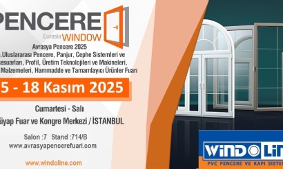 Windoline 23.Yilinda Eurasia Window 2025 Fuarinda