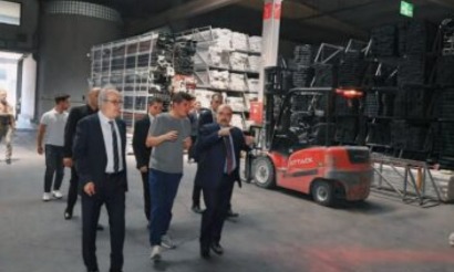 Balikesir valimiz ISMAIL USTAOGLU'nun fabrikamiza gereklestirdigi ziyaret